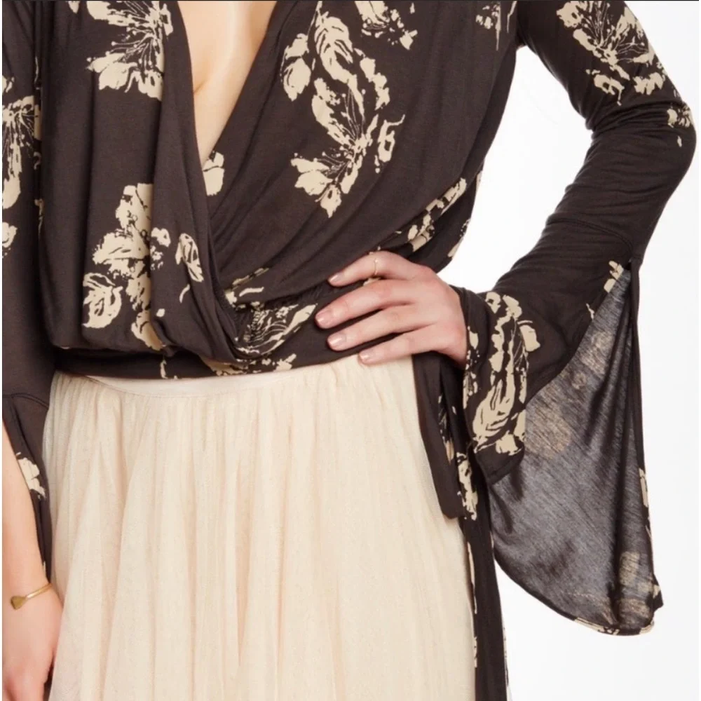 Free People printed crossover